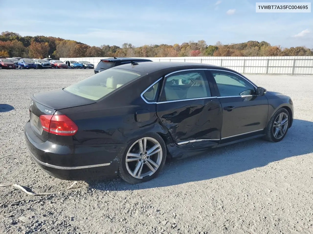 1VWBT7A35FC004695 2015 Volkswagen Passat Se