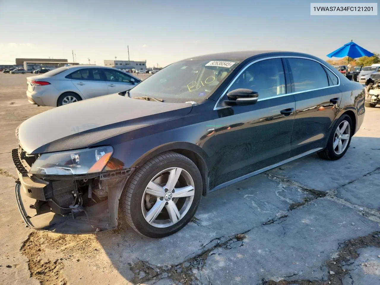 1VWAS7A34FC121201 2015 Volkswagen Passat S