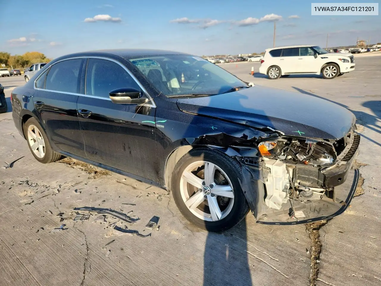 1VWAS7A34FC121201 2015 Volkswagen Passat S