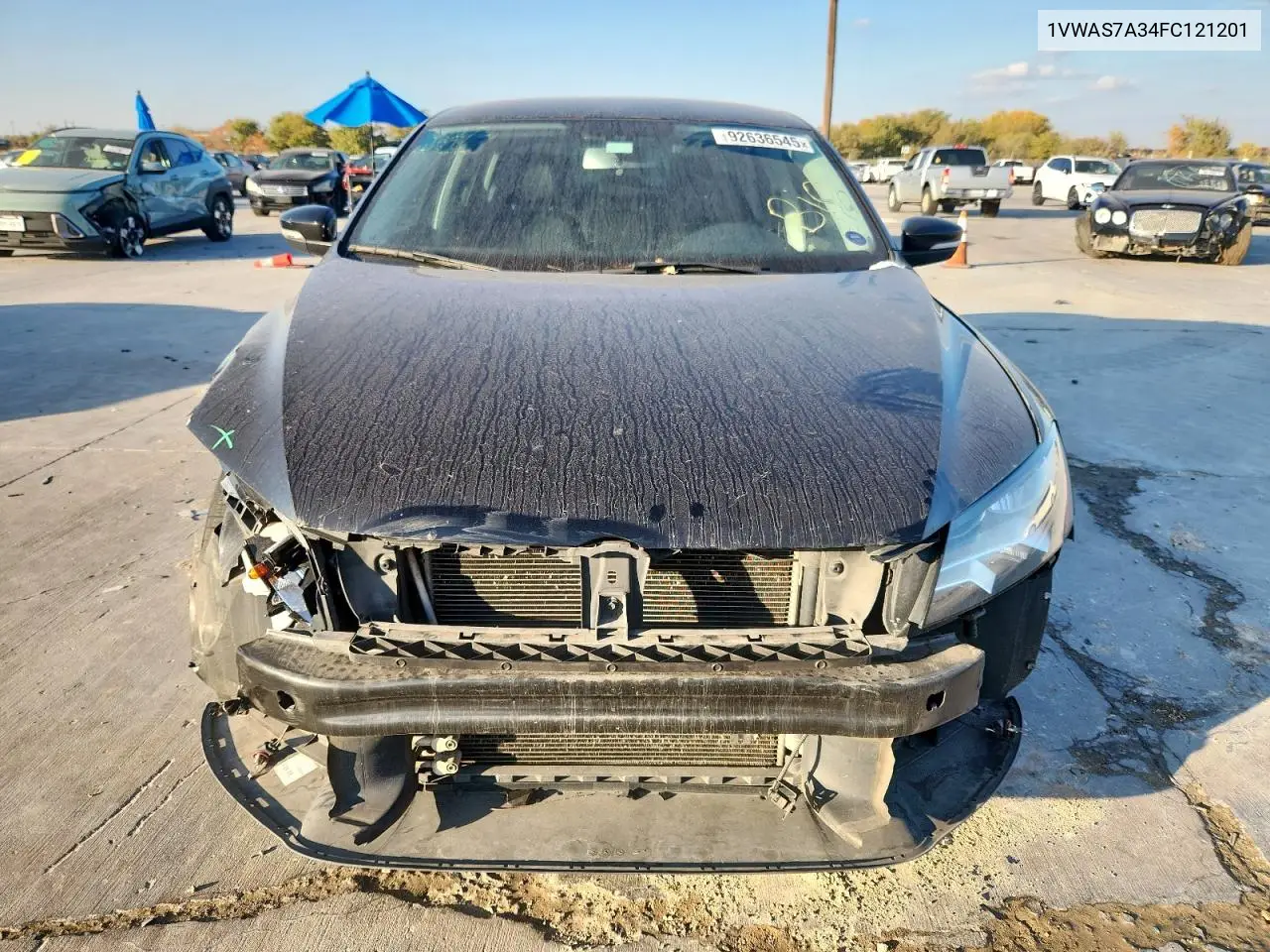 1VWAS7A34FC121201 2015 Volkswagen Passat S
