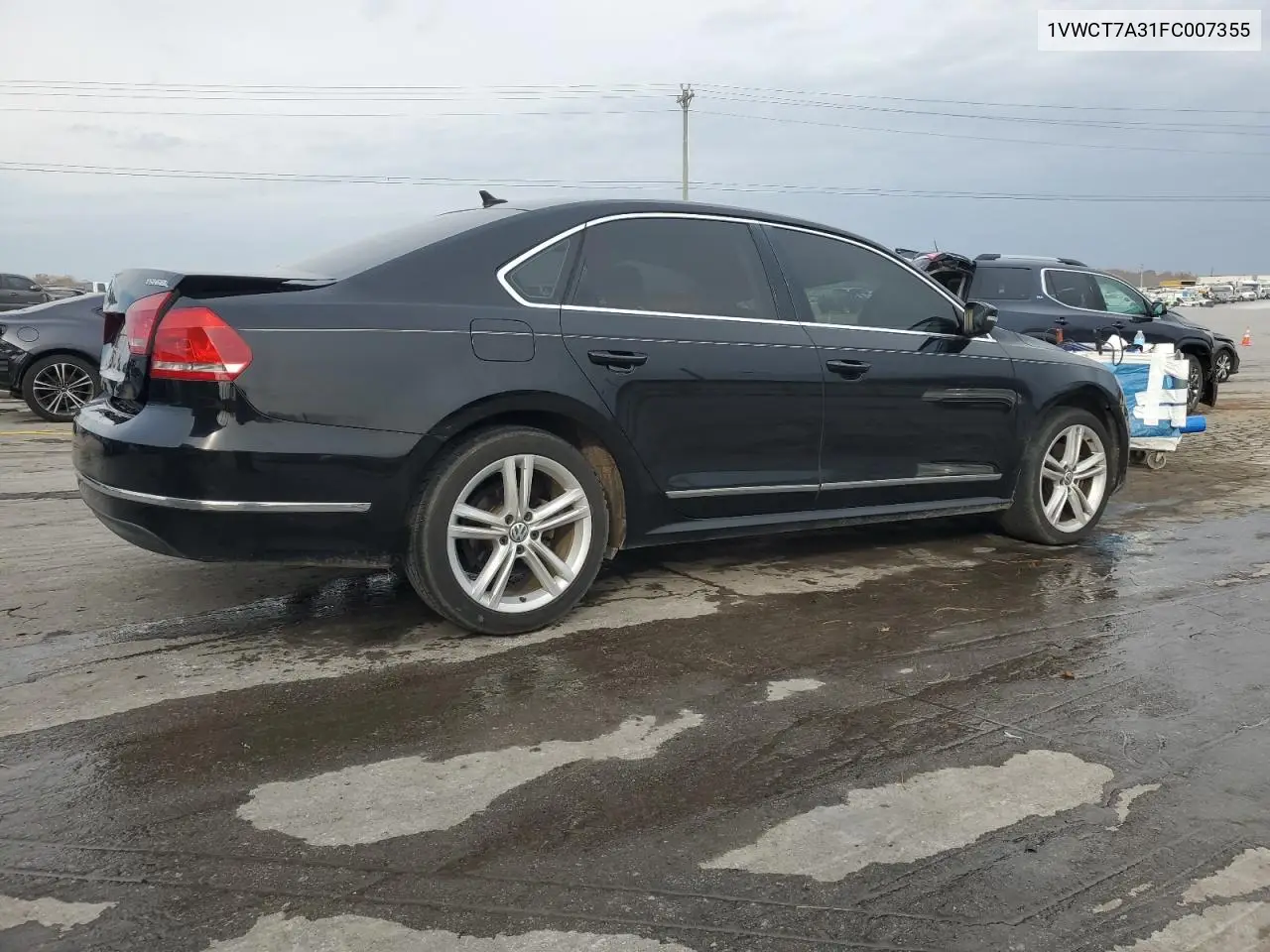 1VWCT7A31FC007355 2015 Volkswagen Passat Sel
