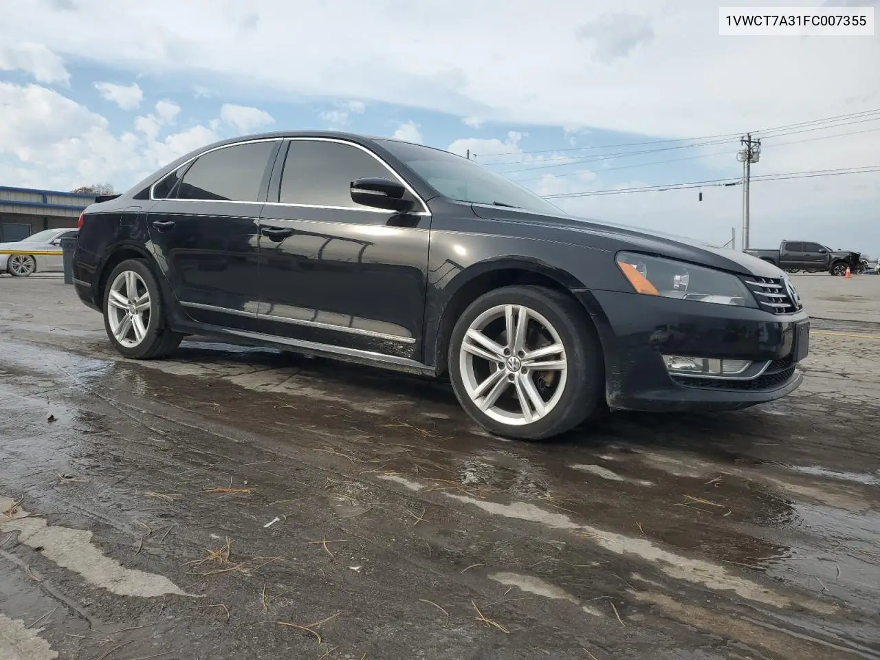 1VWCT7A31FC007355 2015 Volkswagen Passat Sel