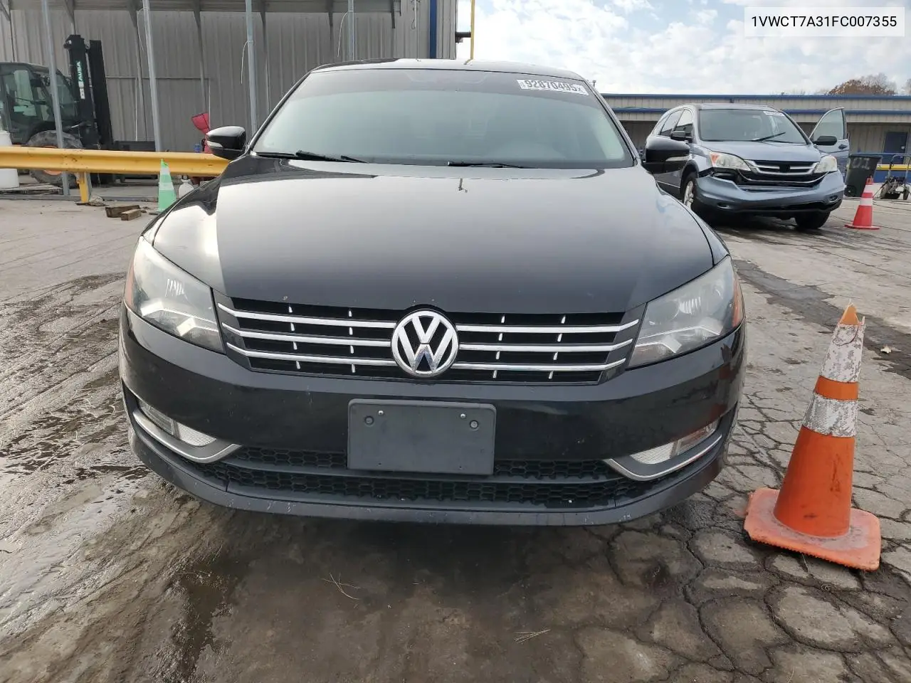 1VWCT7A31FC007355 2015 Volkswagen Passat Sel