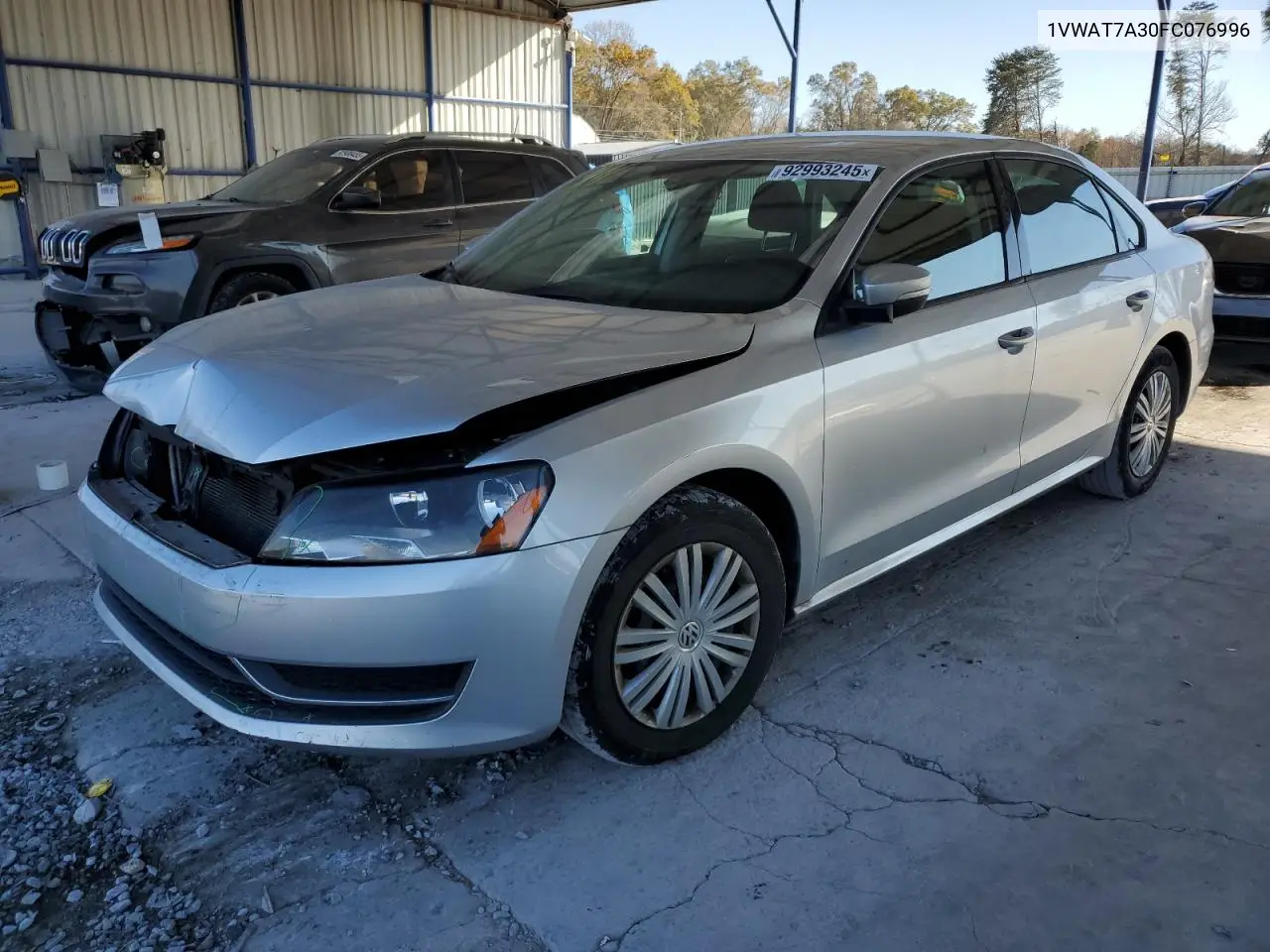 1VWAT7A30FC076996 2015 Volkswagen Passat S