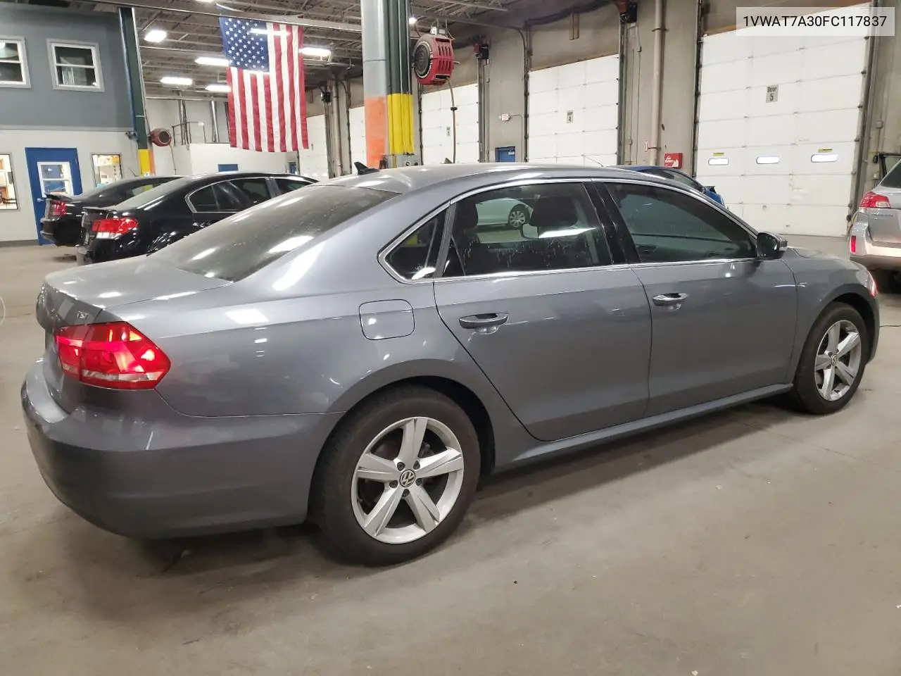 1VWAT7A30FC117837 2015 Volkswagen Passat S