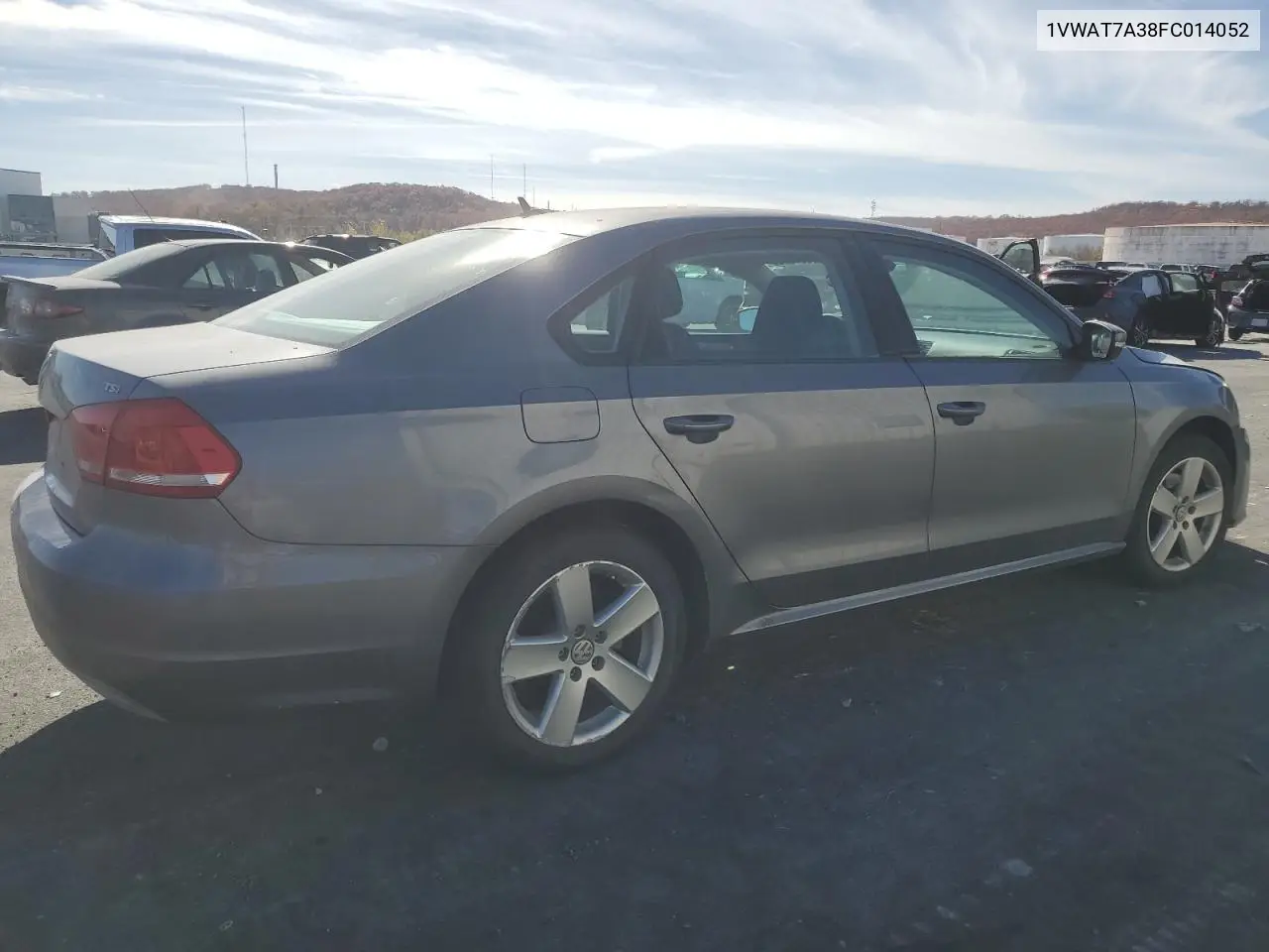 1VWAT7A38FC014052 2015 Volkswagen Passat S