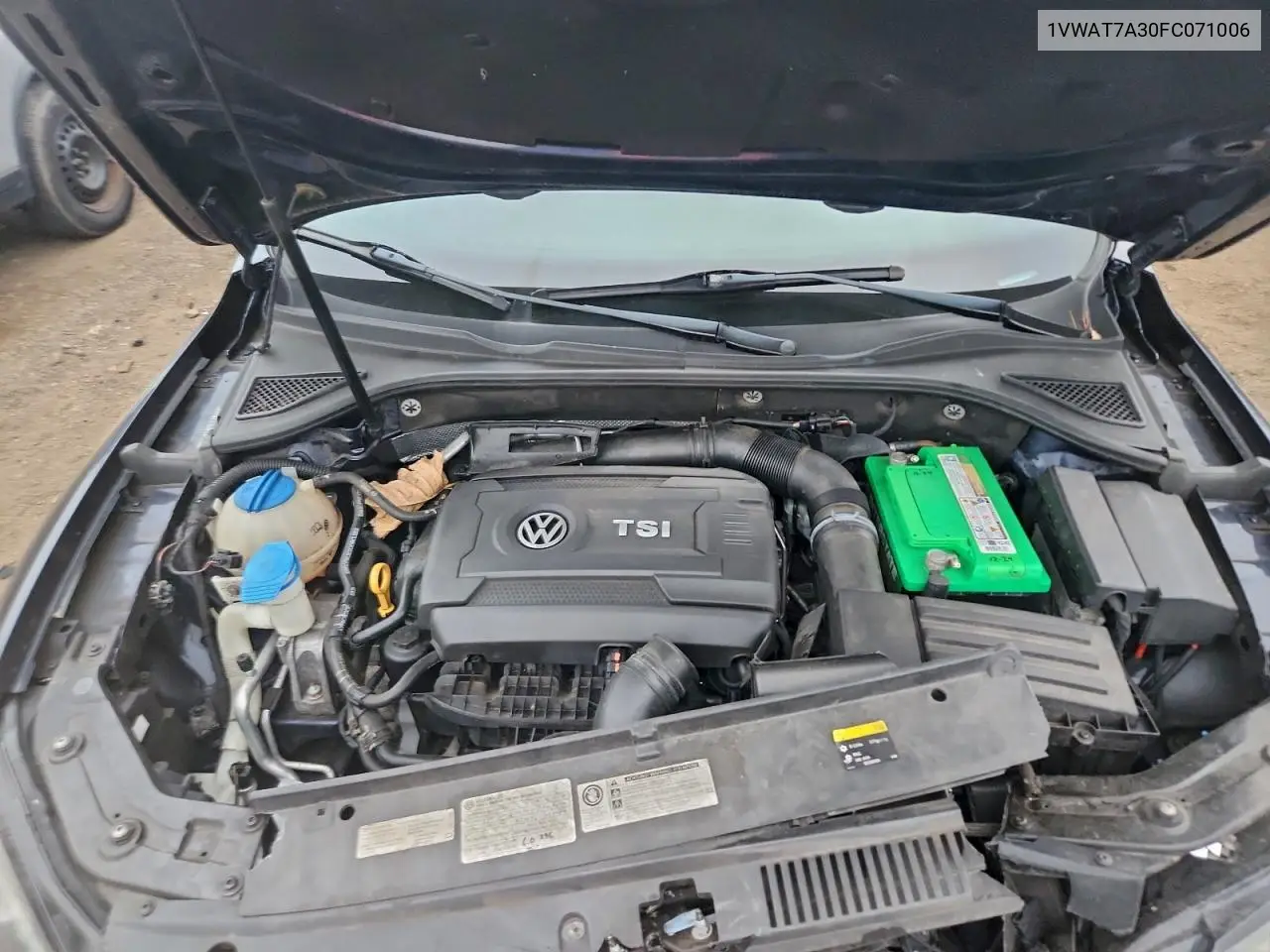 1VWAT7A30FC071006 2015 Volkswagen Passat S