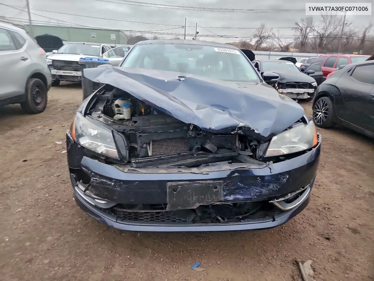 1VWAT7A30FC071006 2015 Volkswagen Passat S