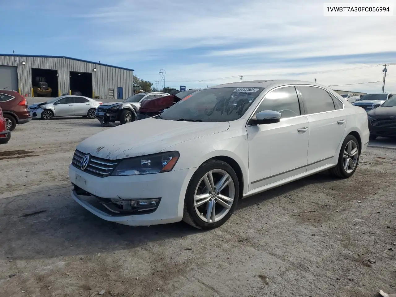 1VWBT7A30FC056994 2015 Volkswagen Passat Se