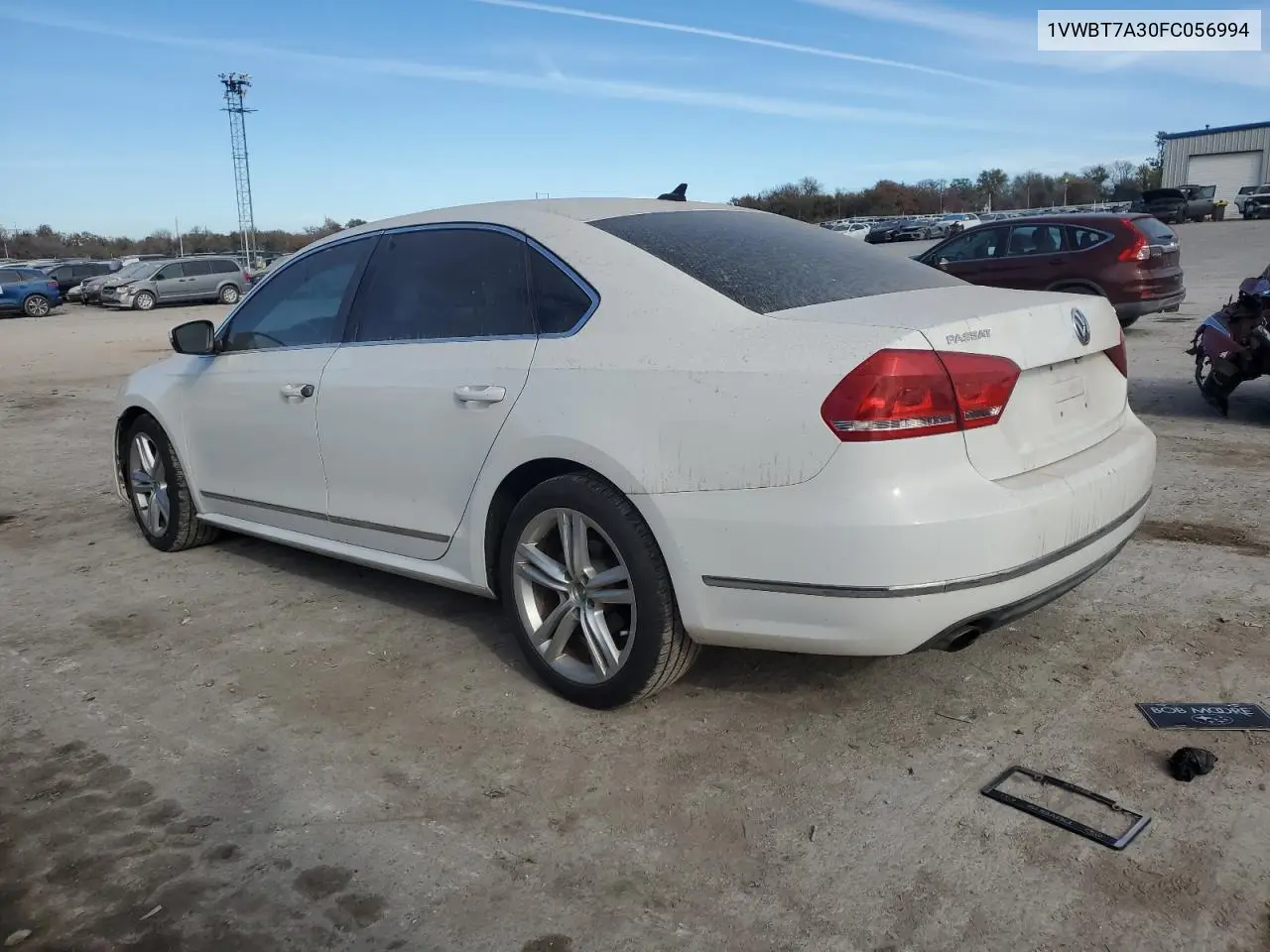 1VWBT7A30FC056994 2015 Volkswagen Passat Se