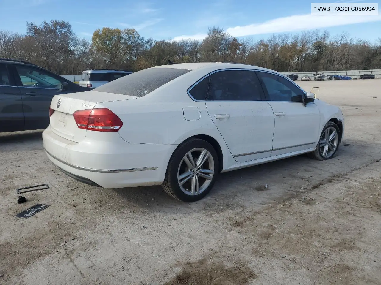 1VWBT7A30FC056994 2015 Volkswagen Passat Se