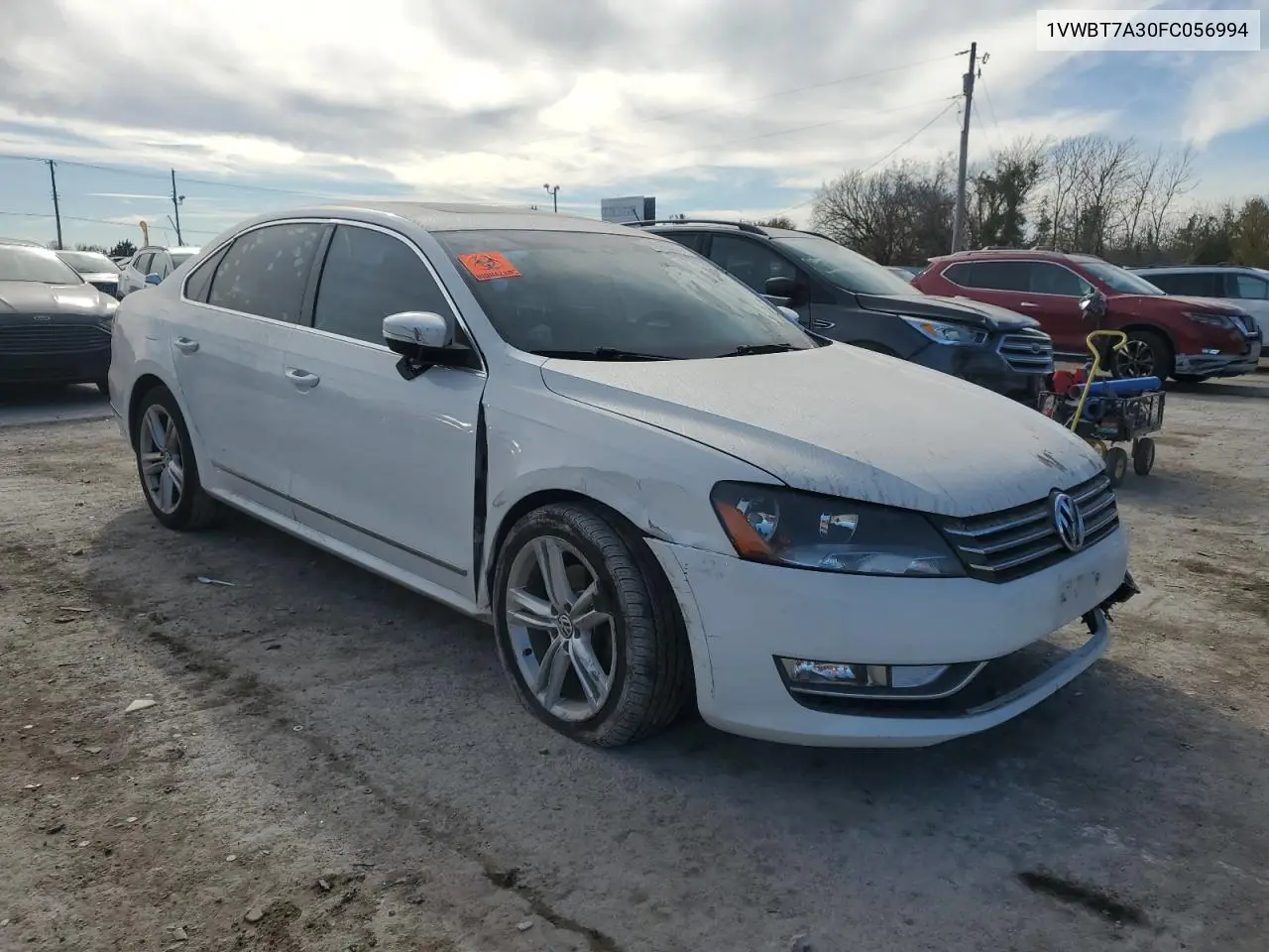 1VWBT7A30FC056994 2015 Volkswagen Passat Se