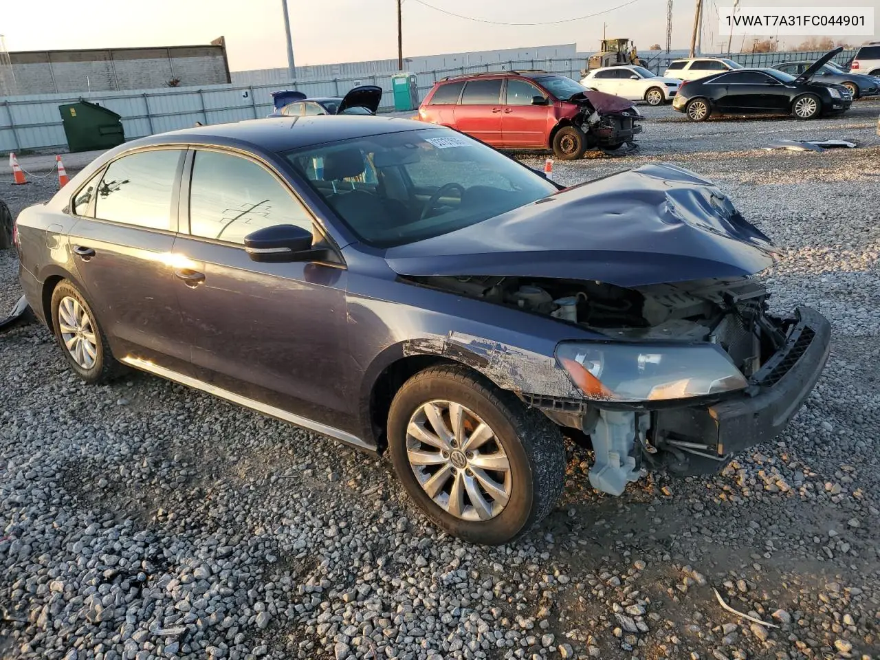 1VWAT7A31FC044901 2015 Volkswagen Passat S