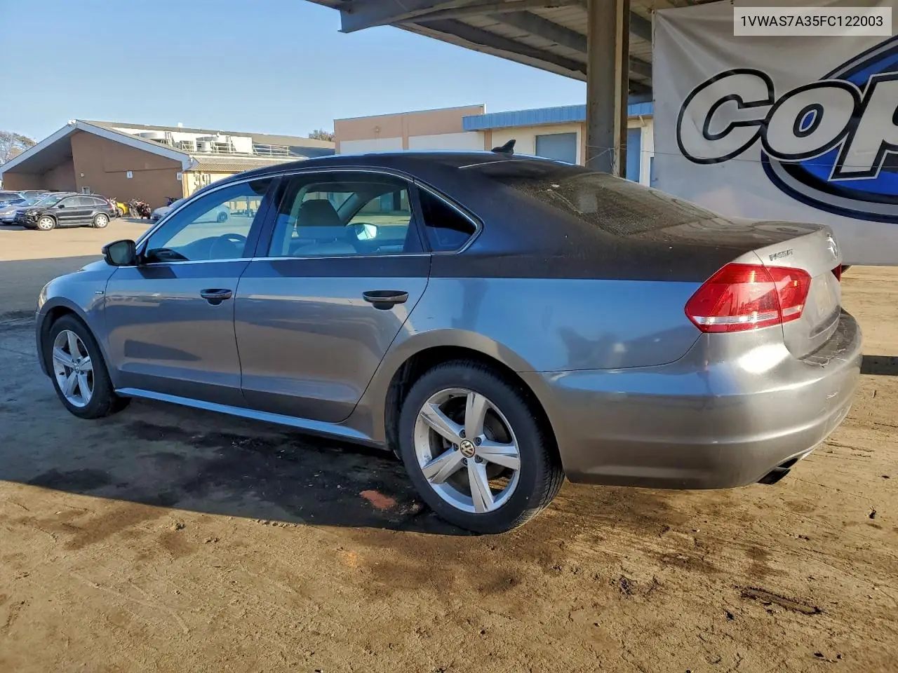 1VWAS7A35FC122003 2015 Volkswagen Passat S