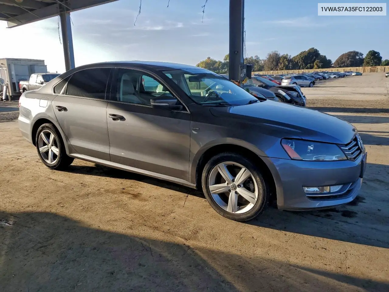 1VWAS7A35FC122003 2015 Volkswagen Passat S