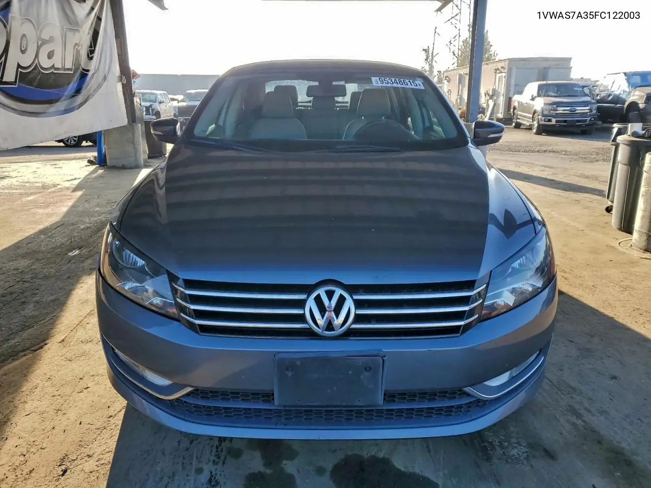 1VWAS7A35FC122003 2015 Volkswagen Passat S
