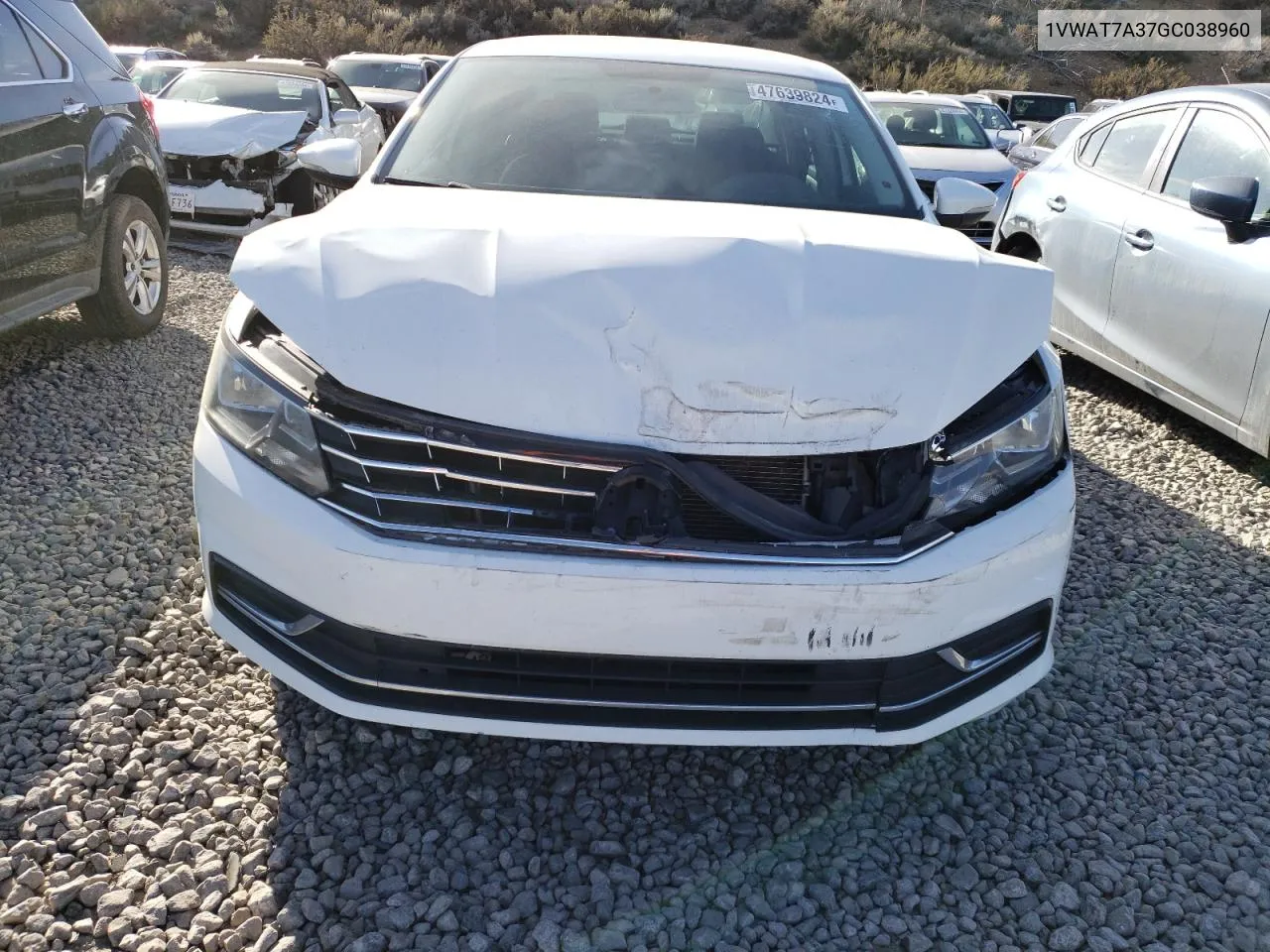 1VWAT7A37GC038960 2016 Volkswagen Passat S