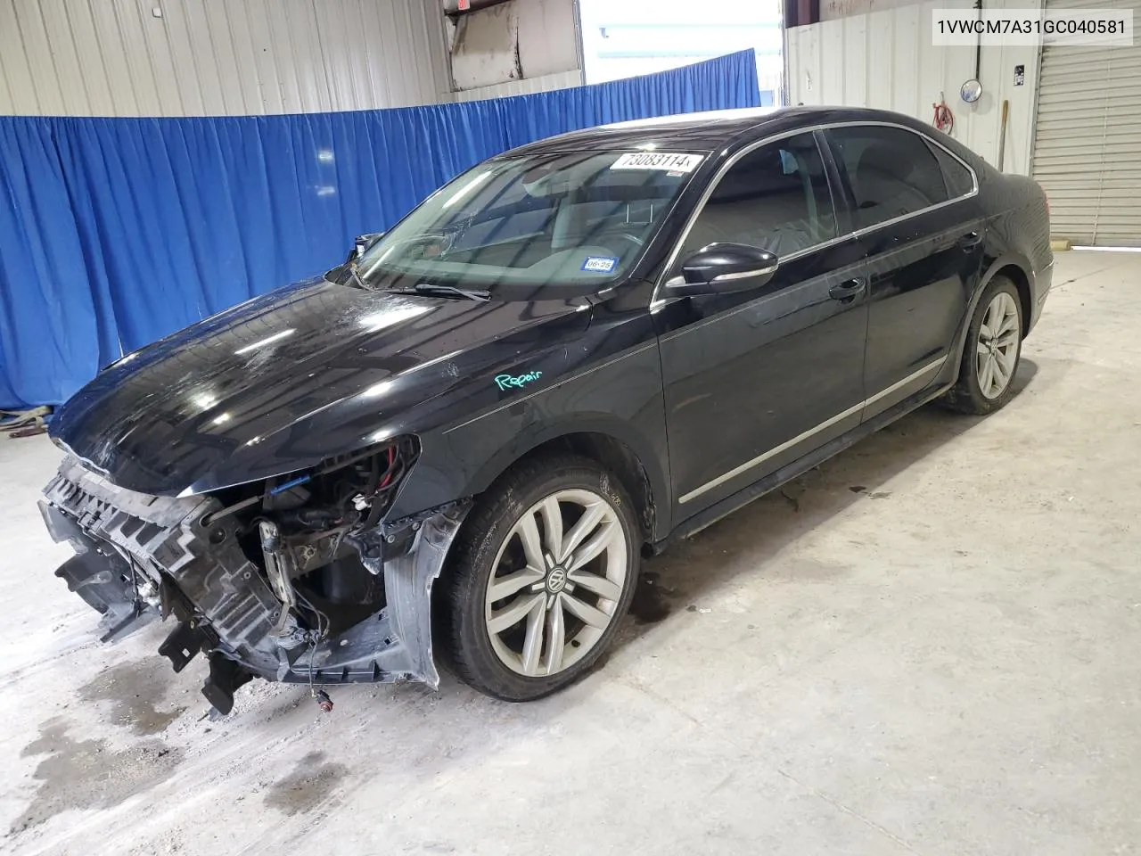 1VWCM7A31GC040581 2016 Volkswagen Passat Sel Premium