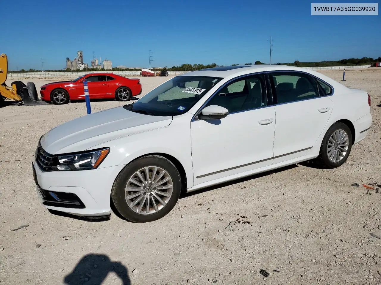 1VWBT7A35GC039920 2016 Volkswagen Passat Se