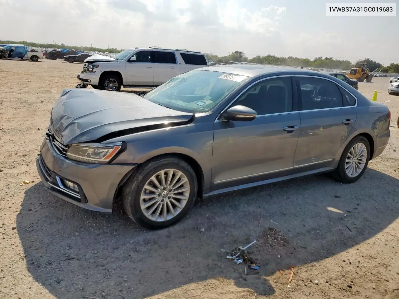 1VWBS7A31GC019683 2016 Volkswagen Passat Se