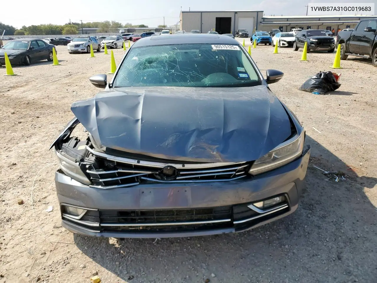 1VWBS7A31GC019683 2016 Volkswagen Passat Se