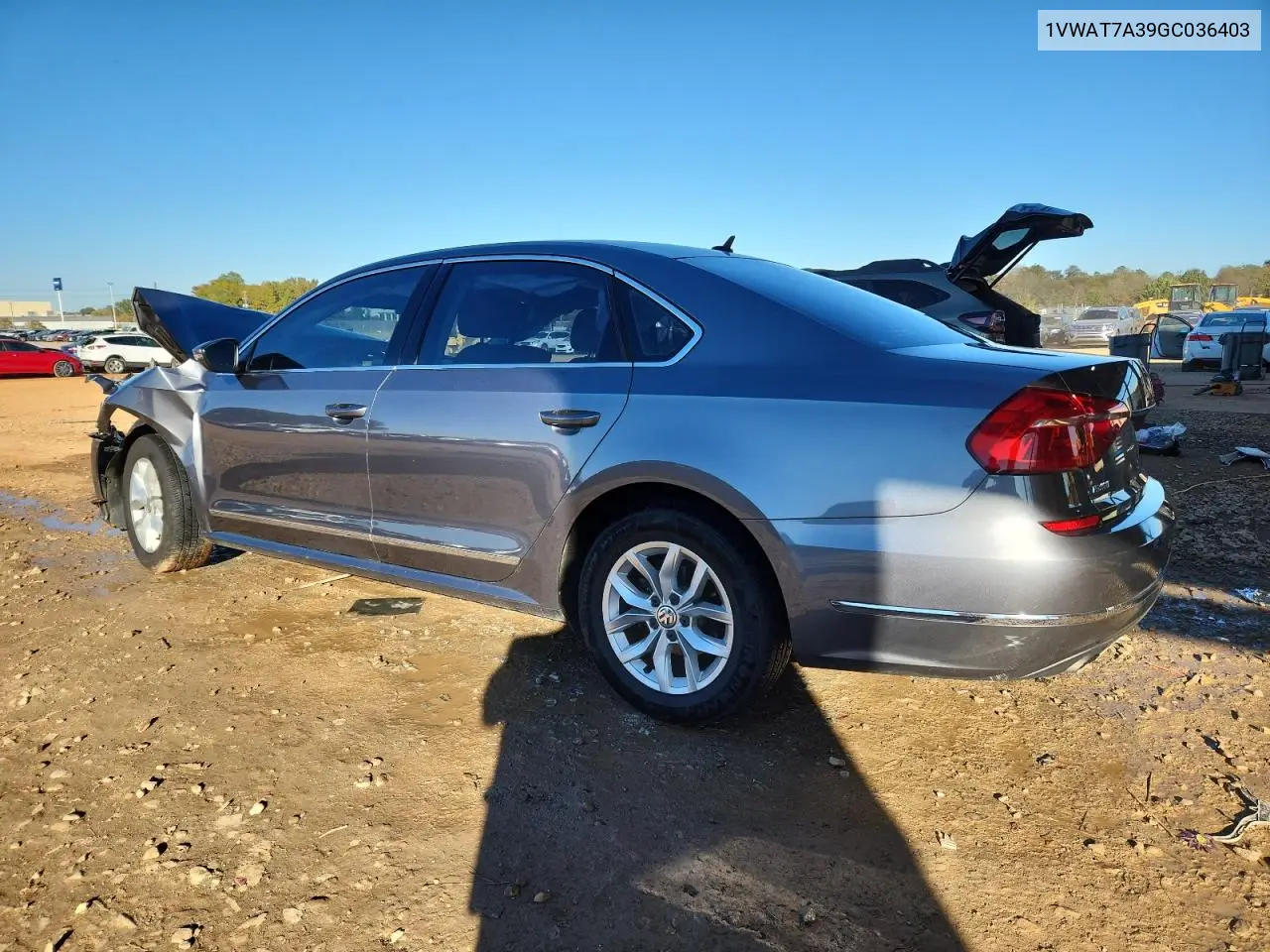 1VWAT7A39GC036403 2016 Volkswagen Passat S
