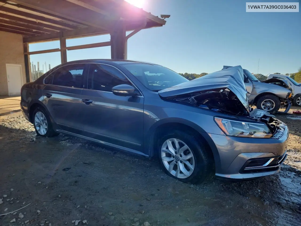 1VWAT7A39GC036403 2016 Volkswagen Passat S
