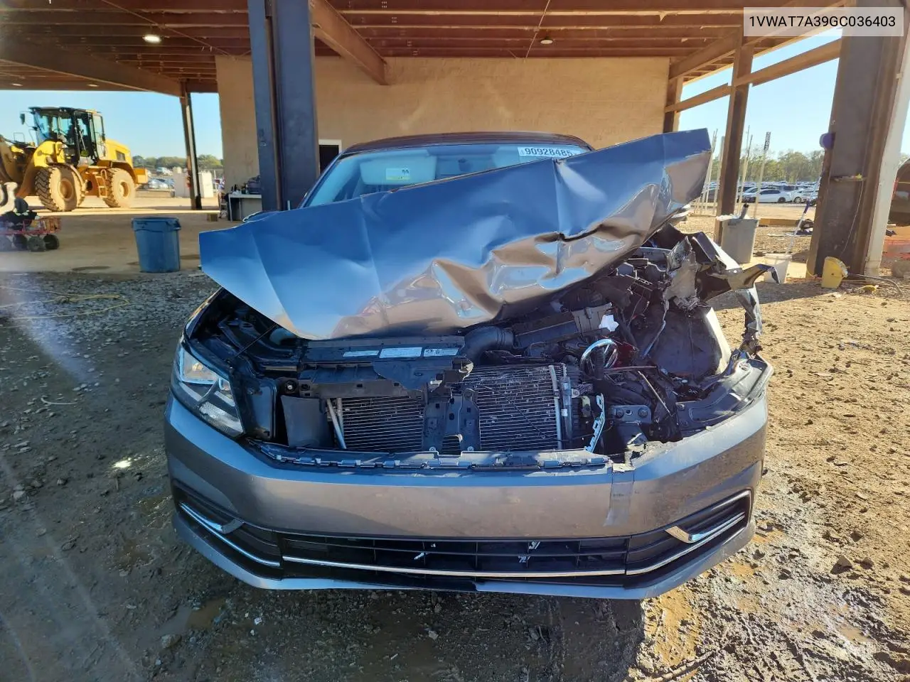 1VWAT7A39GC036403 2016 Volkswagen Passat S