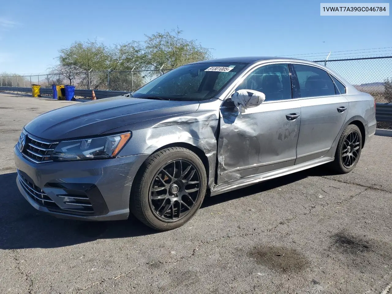 1VWAT7A39GC046784 2016 Volkswagen Passat S