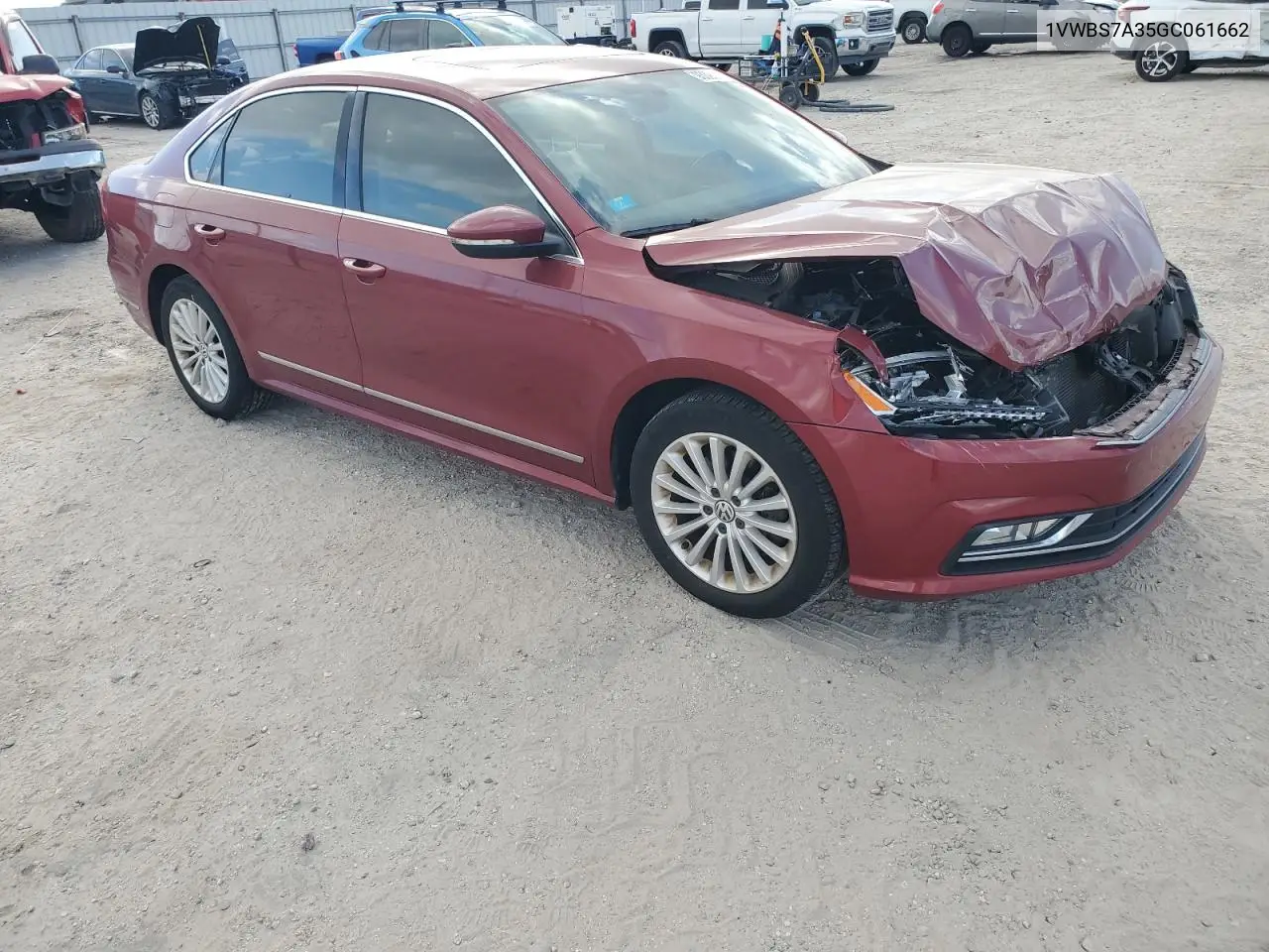 1VWBS7A35GC061662 2016 Volkswagen Passat Se