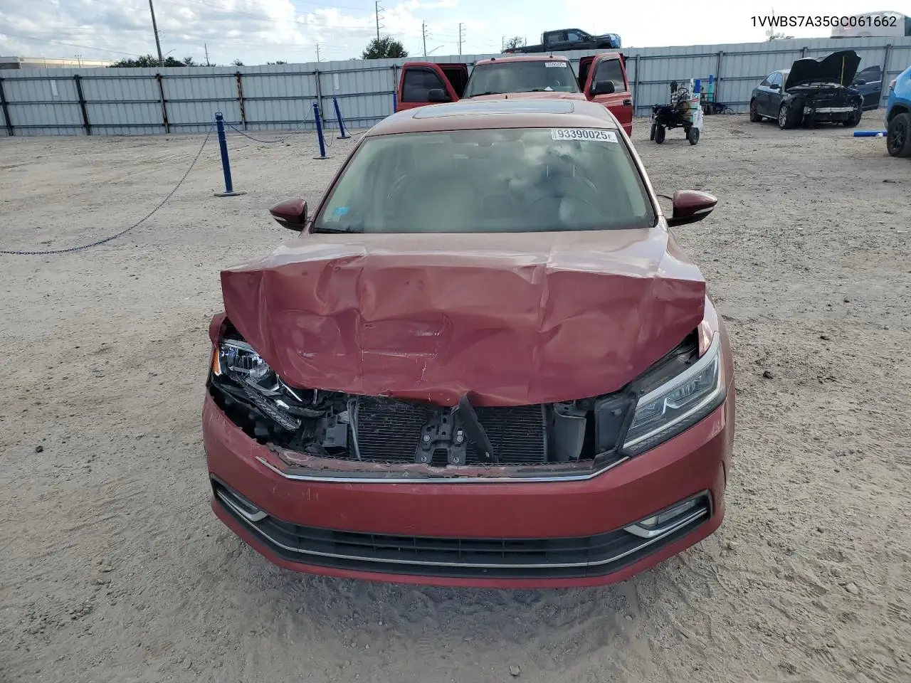 1VWBS7A35GC061662 2016 Volkswagen Passat Se