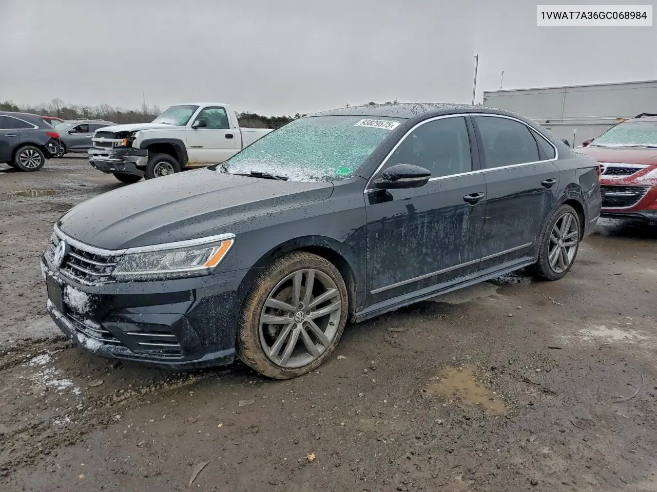 1VWAT7A36GC068984 2016 Volkswagen Passat S
