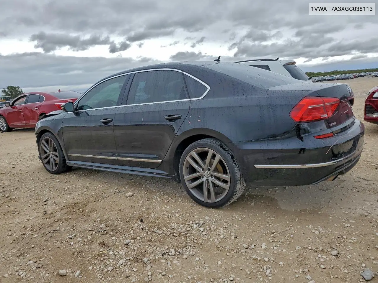 1VWAT7A3XGC038113 2016 Volkswagen Passat S