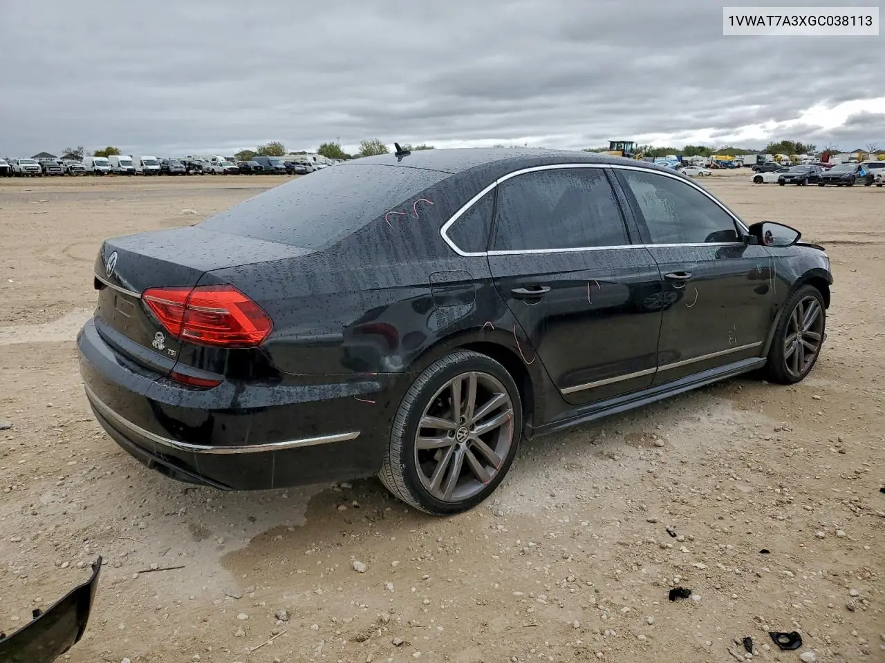 1VWAT7A3XGC038113 2016 Volkswagen Passat S