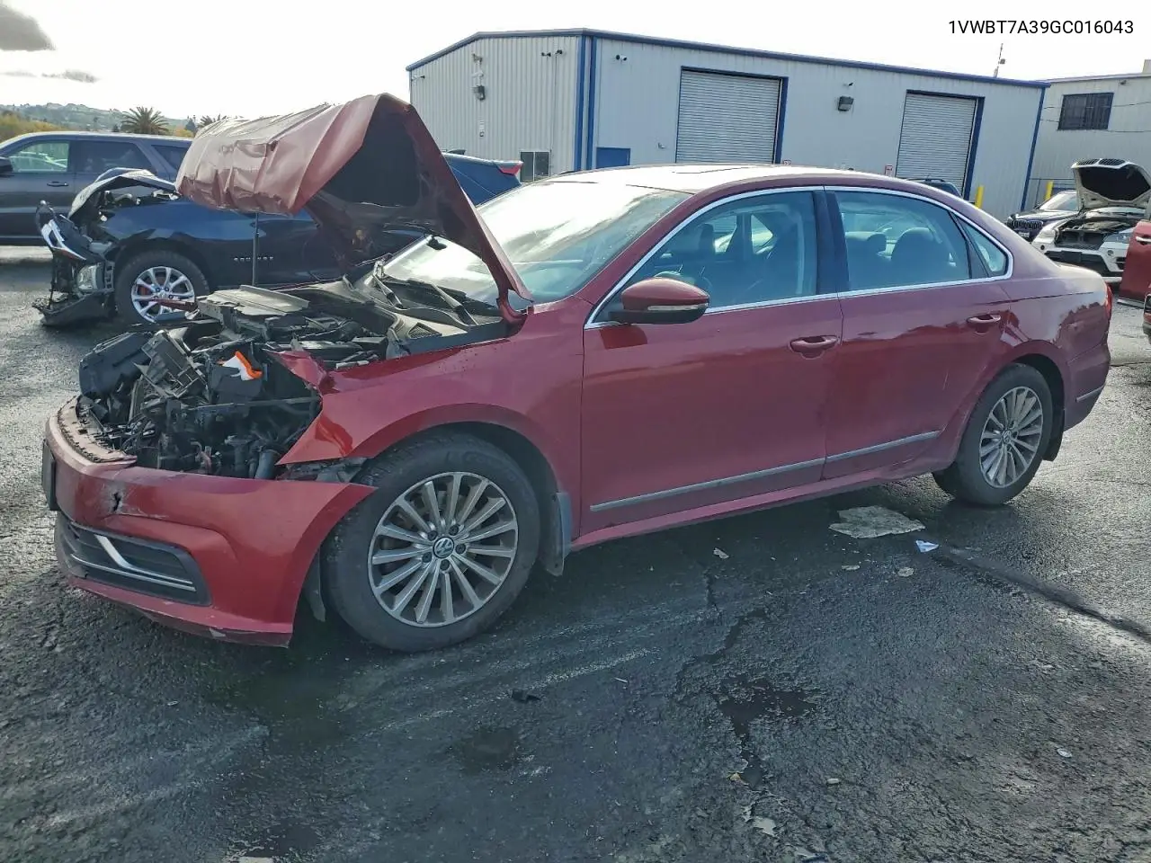 1VWBT7A39GC016043 2016 Volkswagen Passat Se