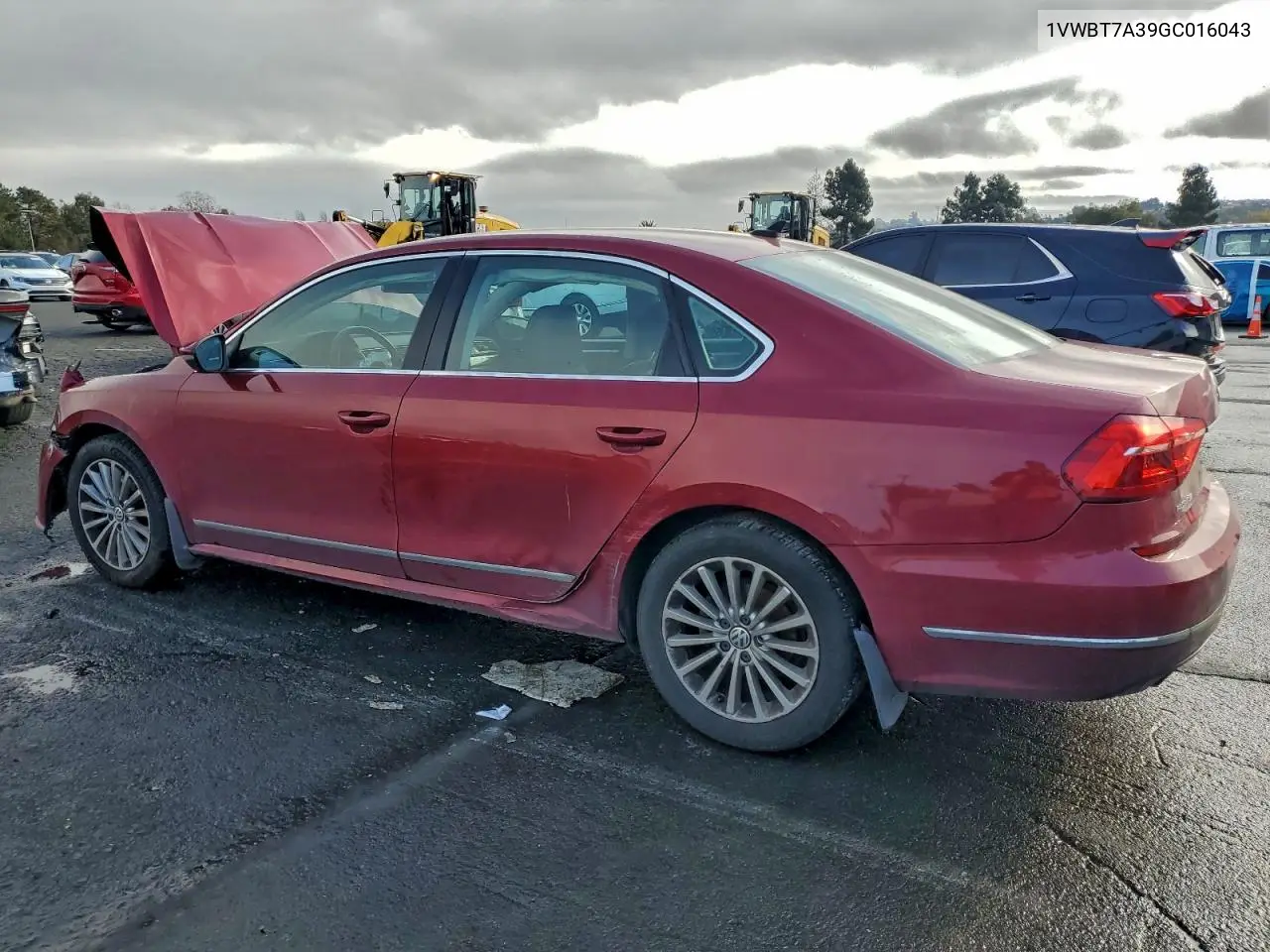 1VWBT7A39GC016043 2016 Volkswagen Passat Se