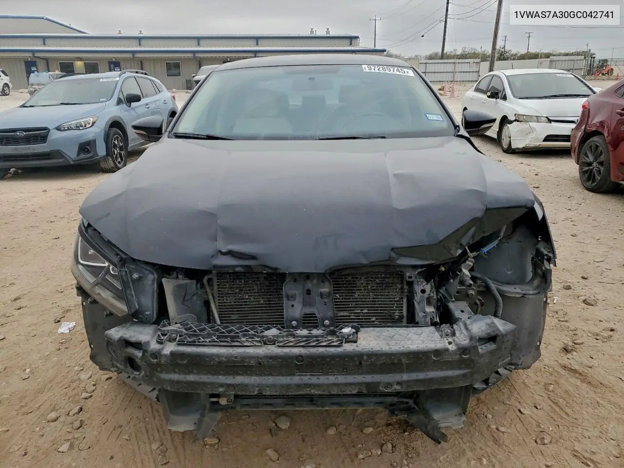 1VWAS7A30GC042741 2016 Volkswagen Passat S