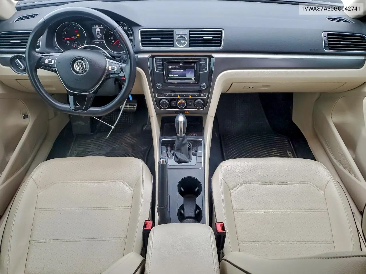 1VWAS7A30GC042741 2016 Volkswagen Passat S
