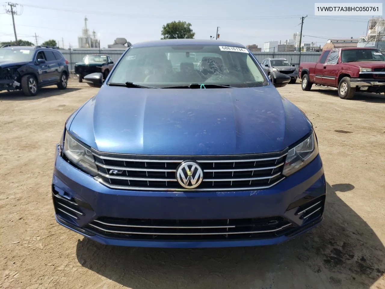 1VWDT7A38HC050761 2017 Volkswagen Passat R-Line