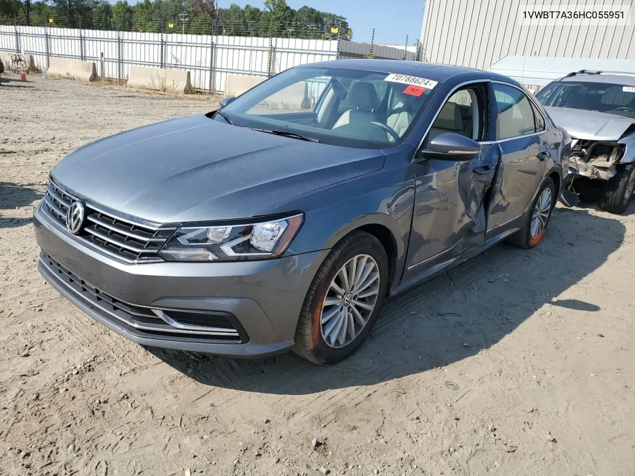 1VWBT7A36HC055951 2017 Volkswagen Passat Se