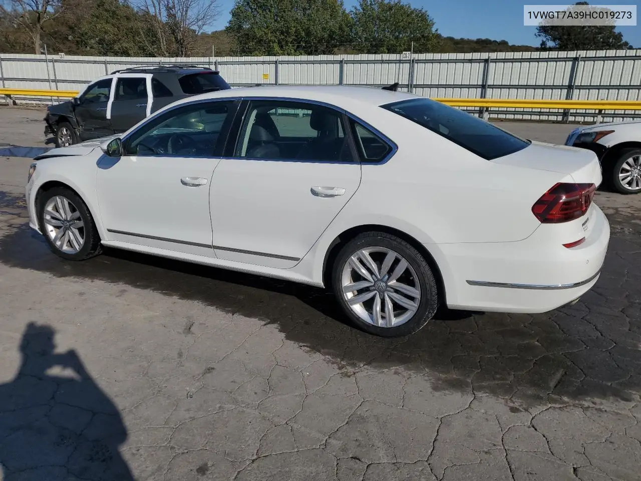 1VWGT7A39HC019273 2017 Volkswagen Passat Se