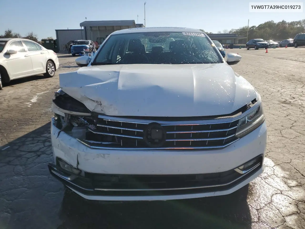 1VWGT7A39HC019273 2017 Volkswagen Passat Se