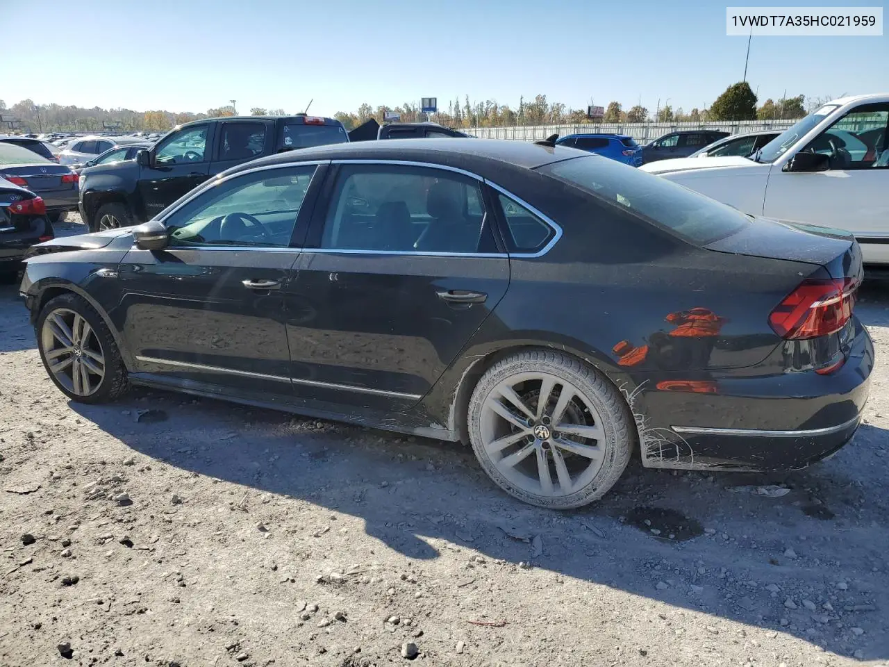 1VWDT7A35HC021959 2017 Volkswagen Passat R-Line