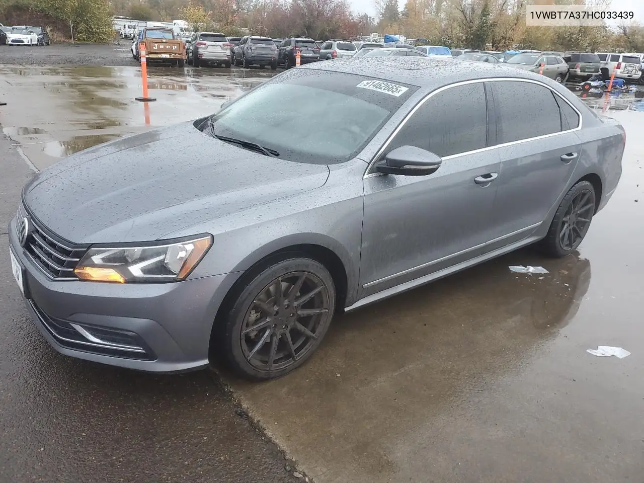 1VWBT7A37HC033439 2017 Volkswagen Passat Se