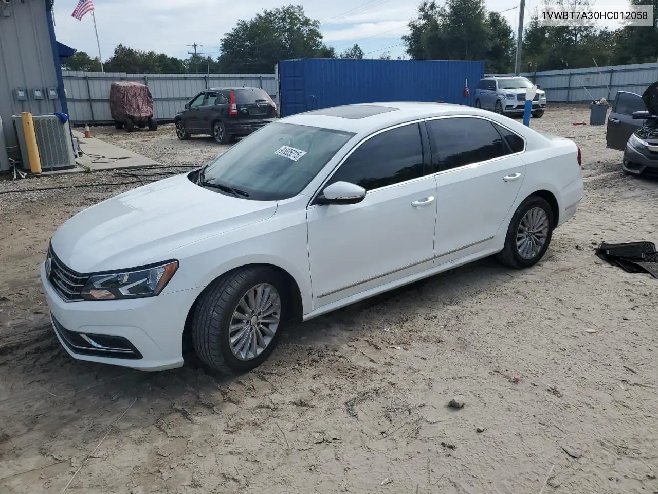 1VWBT7A30HC012058 2017 Volkswagen Passat Se