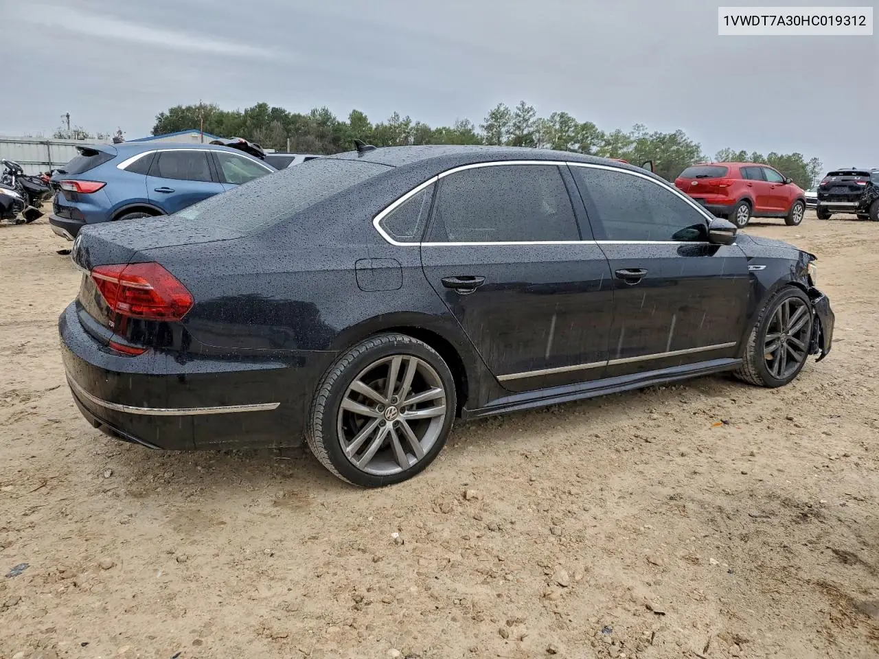 1VWDT7A30HC019312 2017 Volkswagen Passat R-Line
