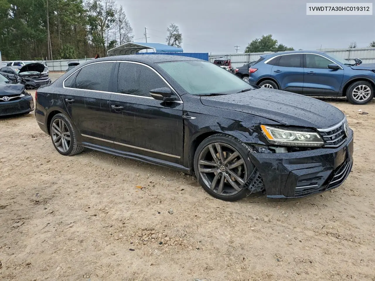 1VWDT7A30HC019312 2017 Volkswagen Passat R-Line