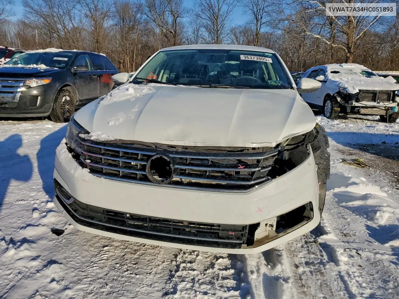 1VWAT7A34HC051893 2017 Volkswagen Passat S