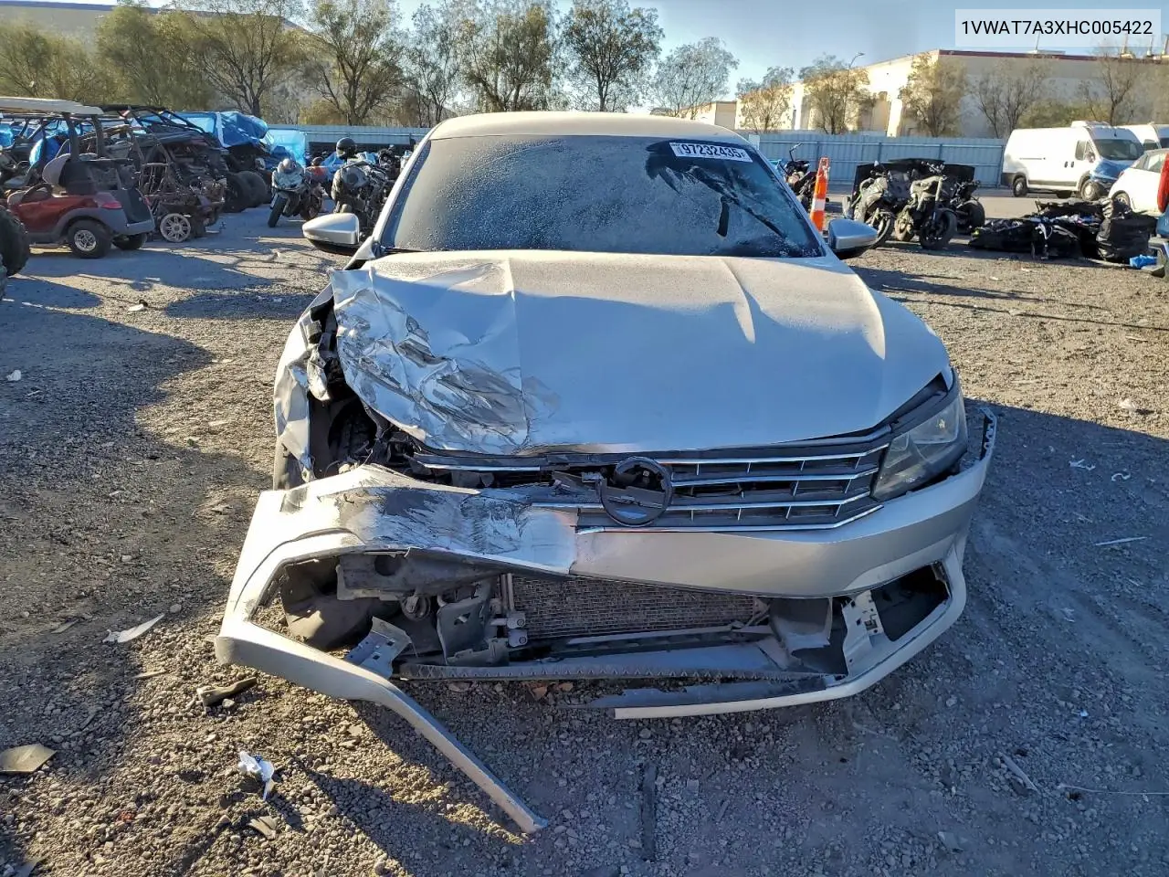 1VWAT7A3XHC005422 2017 Volkswagen Passat S