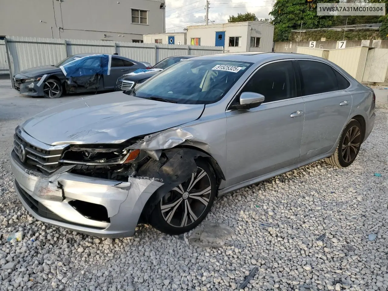 1VWSA7A31MC010304 2021 Volkswagen Passat Se